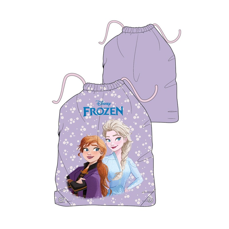 Saco pequeño Frozen Disney 26x21cm - morado