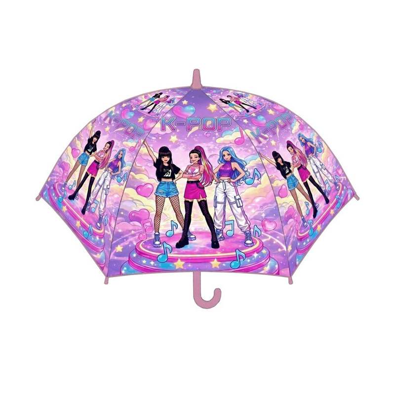 Paraguas automático burbuja KPop Music 68cm