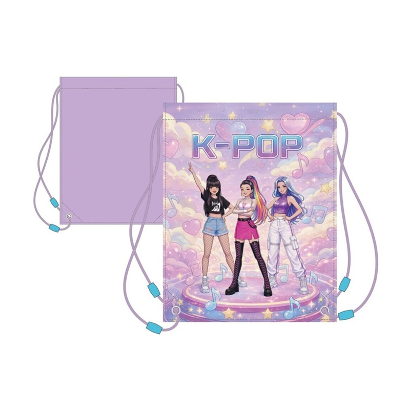 Saco grande KPop 40cm - morado