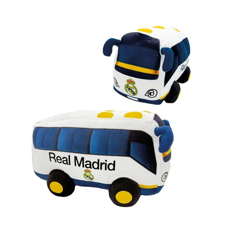 Peluche autobús Real Madrid 20cm