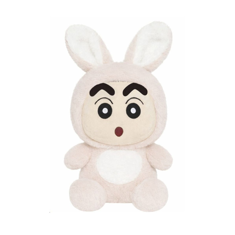 Peluche Shin Chan conejo rosa 30cm