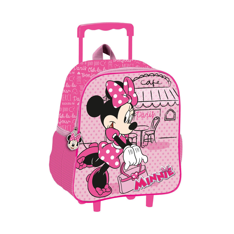 Mochila Trolley infantil Minnie Mouse Paris 32cm