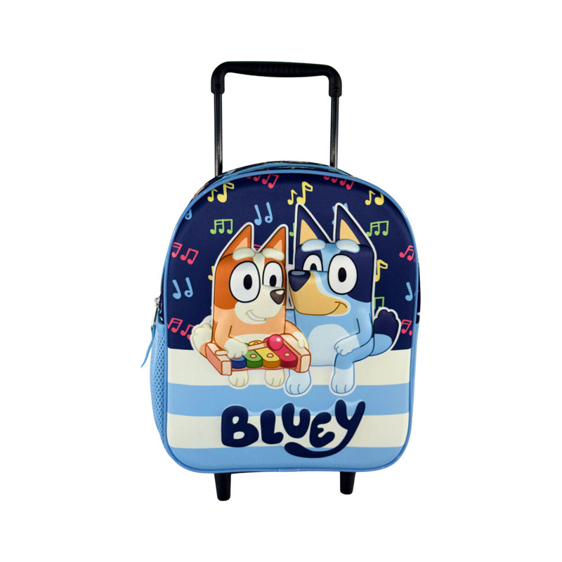 Mochila Trolley infantil Bluey & Bingo 32cm
