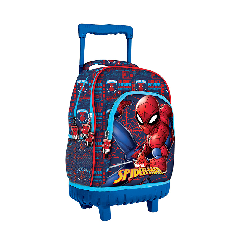 Mochila grande Trolley Spiderman Web Marvel 44cm