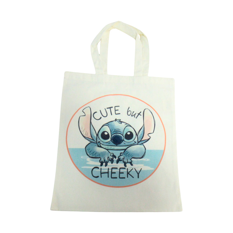 Bolsa shopping tela Stitch Disney Cheeky 44cm
