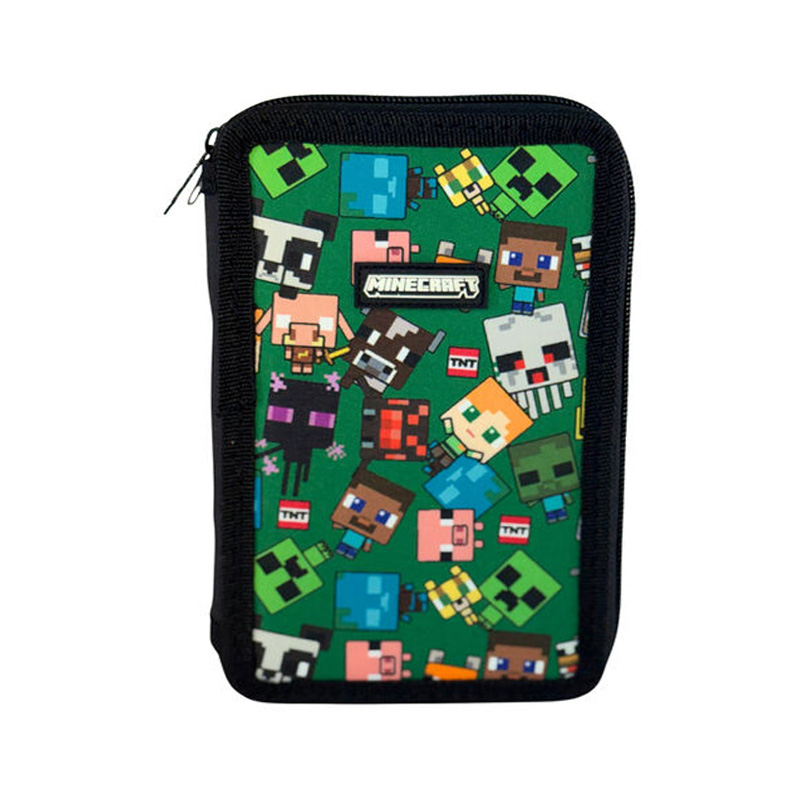 Plumier triple Minecraft 44pcs