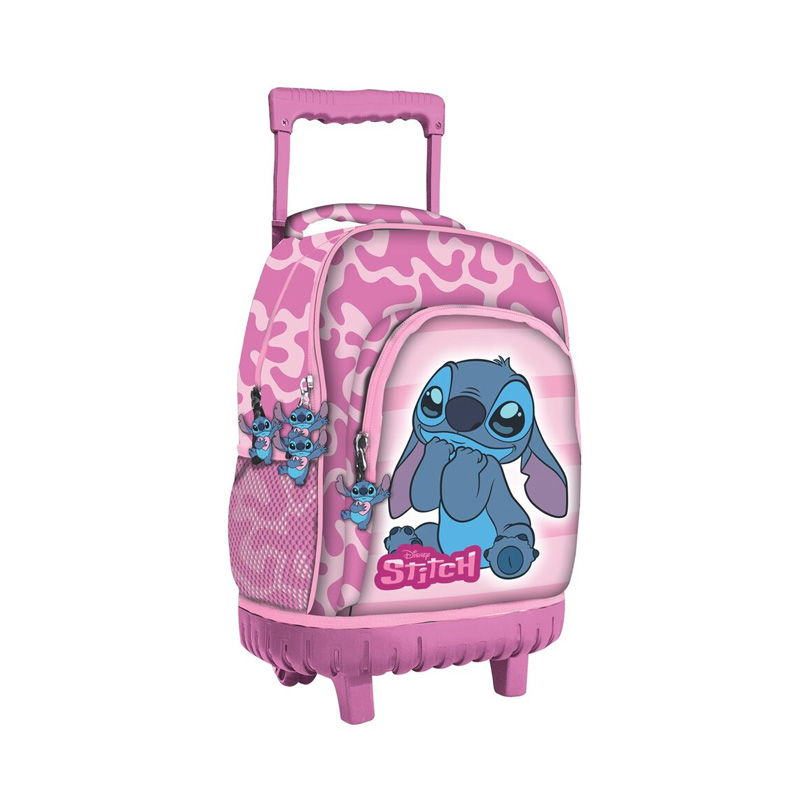 Mochila grande Trolley Stich Disney 44cm - rosa