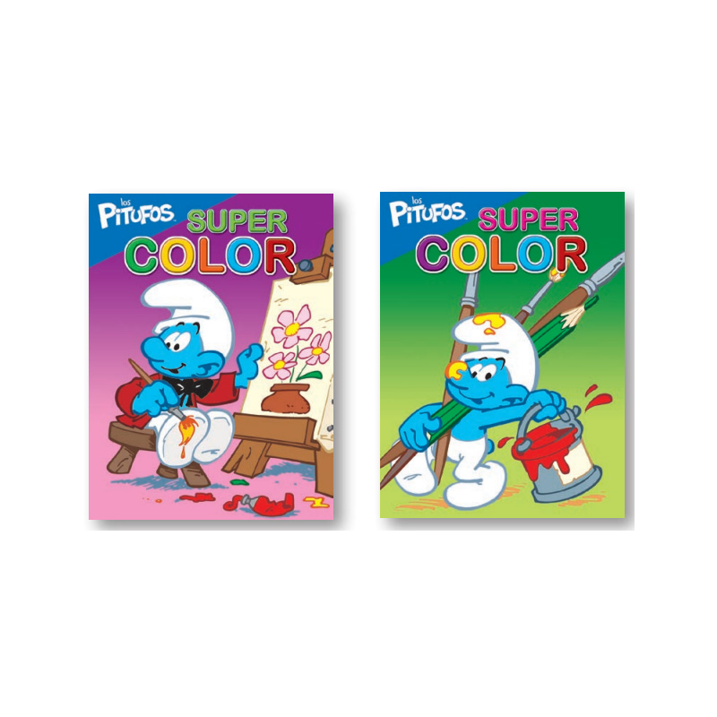 Distribuidor mayorista de Libros Super color Los Pitufos