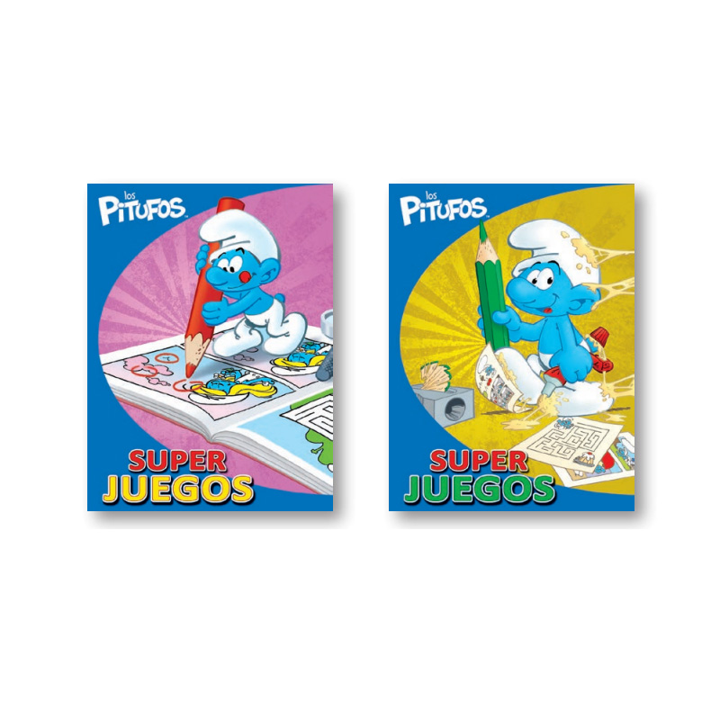 Libros Super juegos Los Pitufos