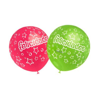 Set 5 globos de fiesta Felicidades