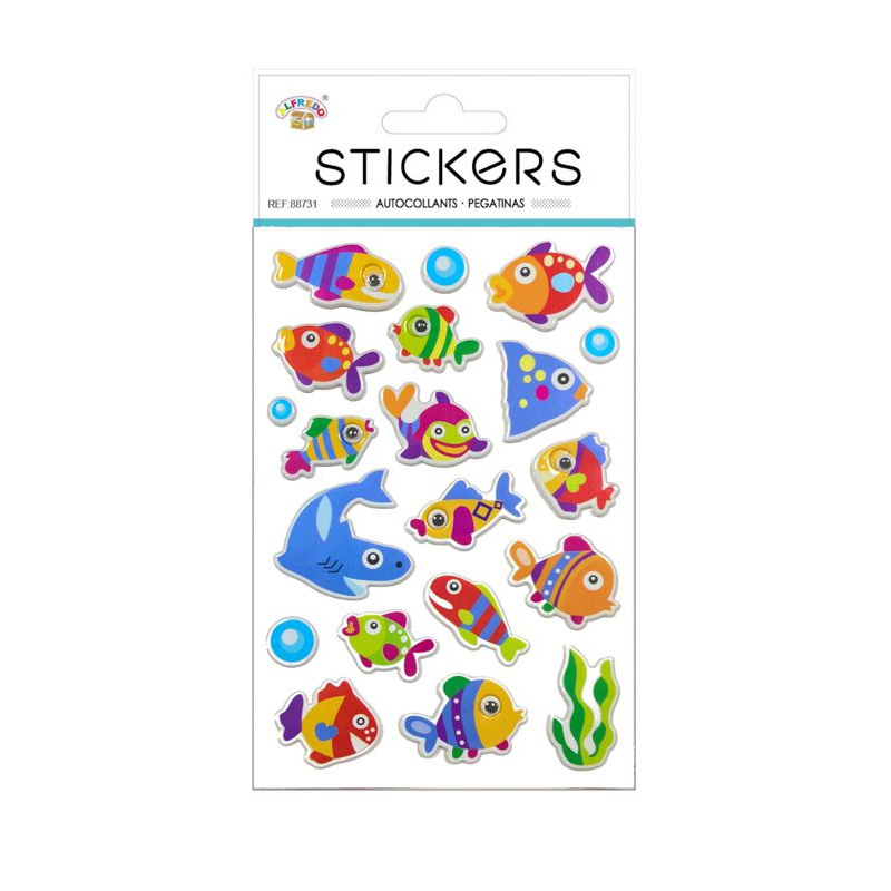 Pegatinas 3D Peces PE88731