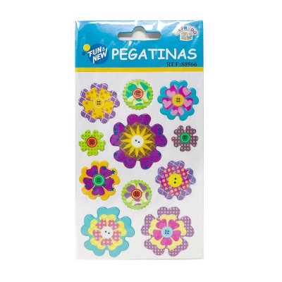 Wholesaler of Pegatinas 3D Flores botones