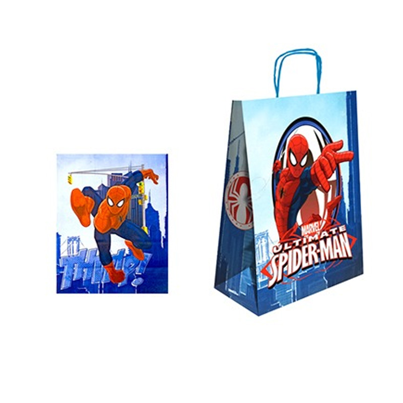 Bolsa de regalo grande Spiderman Marvel 40cm