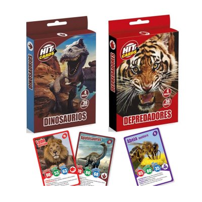 Wholesaler of Juegos de cartas educativas 5 modelos Hit Cards