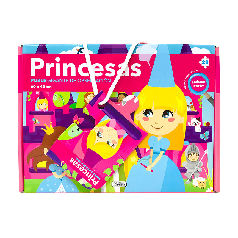 Puzzle gigante de observación - Princesas