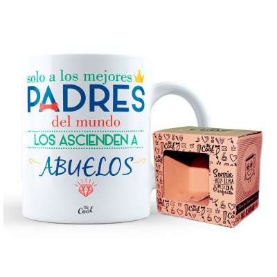 Wholesaler of Taza cerámica frases - Mejores padres ascienden a abuelos
