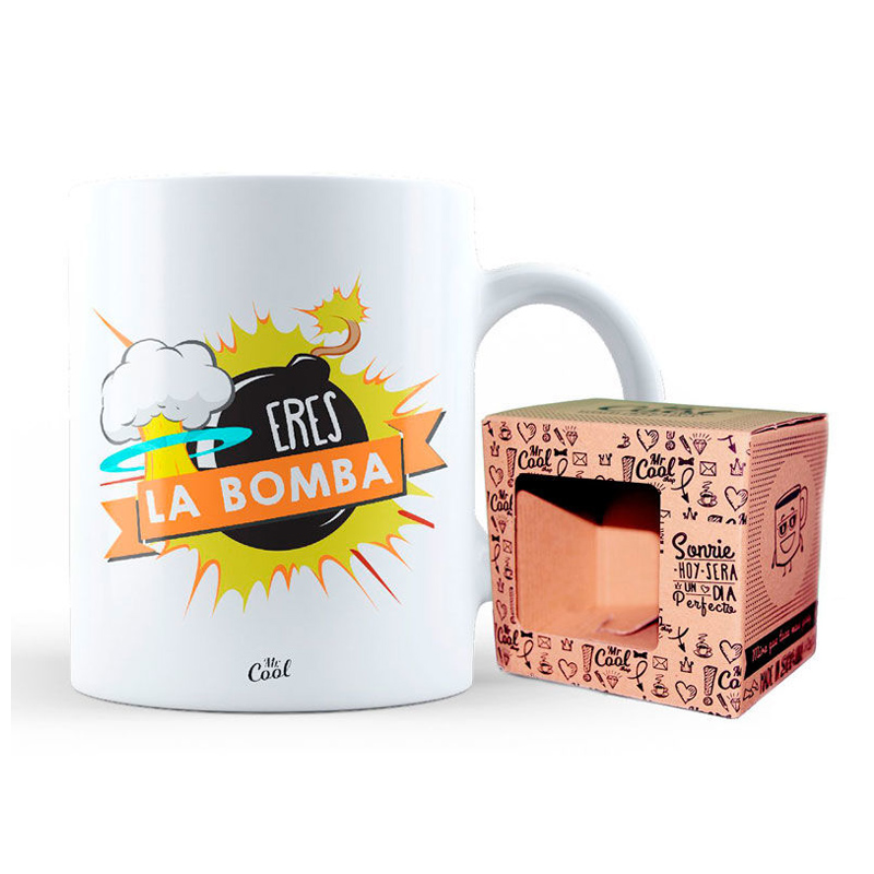 Distribuidor mayorista de Taza cerámica frases - Eres la bomba
