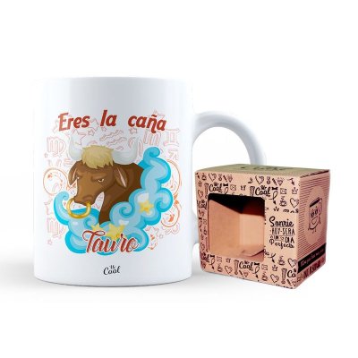 Wholesaler of Taza cerámica frases - Eres la caña Tauro