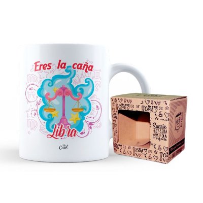 Wholesaler of Taza cerámica frases - Eres la caña Libra