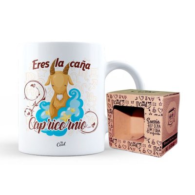 Wholesaler of Taza cerámica frases - Eres la caña Capricornio