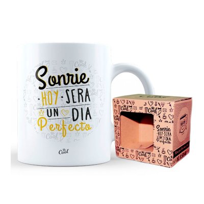 Wholesaler of Taza cerámica frases - Sonrie hoy sera un dia perfecto