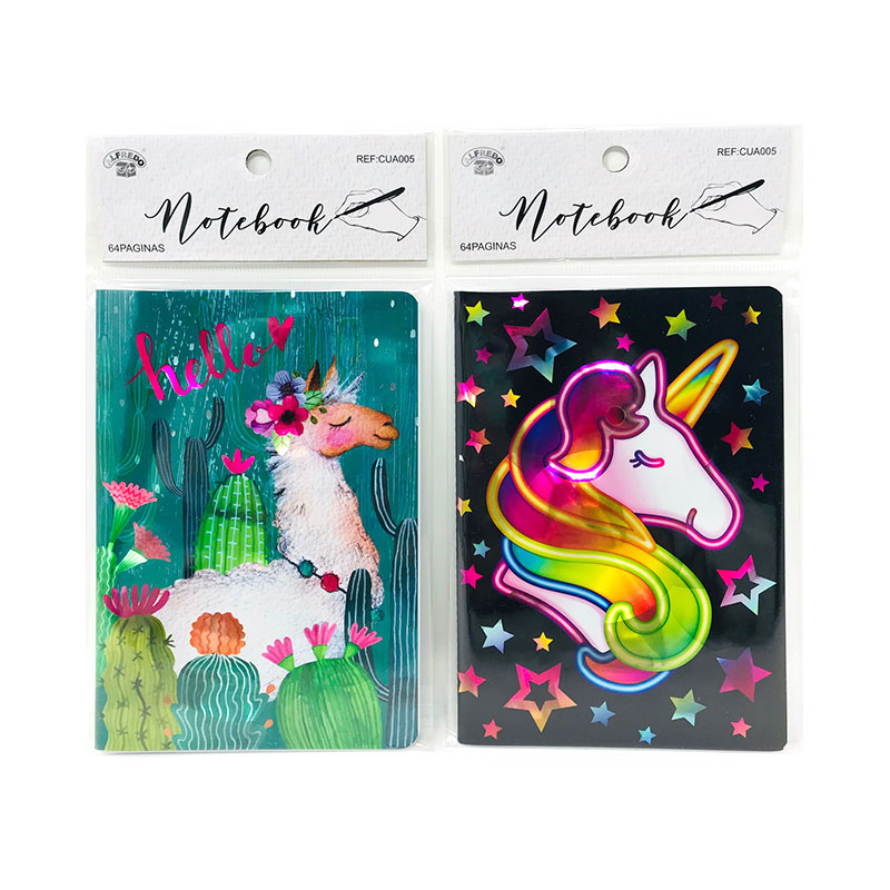 Distribuidor mayorista de Libreta brillante Unicornio & Llama