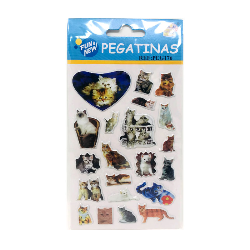 Distribuidor mayorista de Pegatinas 3D Gatos