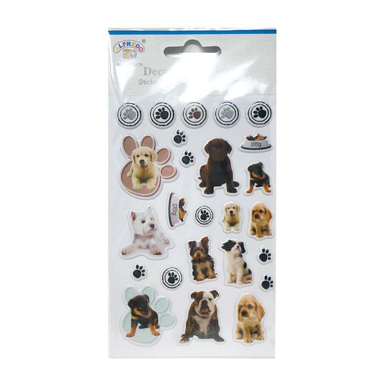 Wholesaler of Pegatinas 3D Perros pequeños