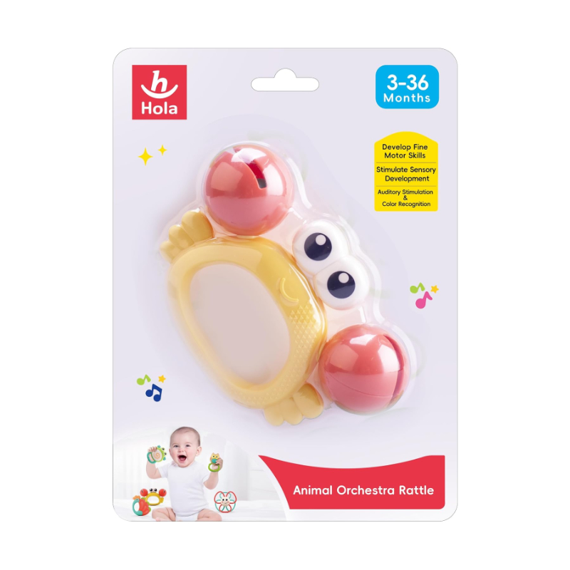 Sonajero infantil Animal Orchesta Rattle - Cangrejo