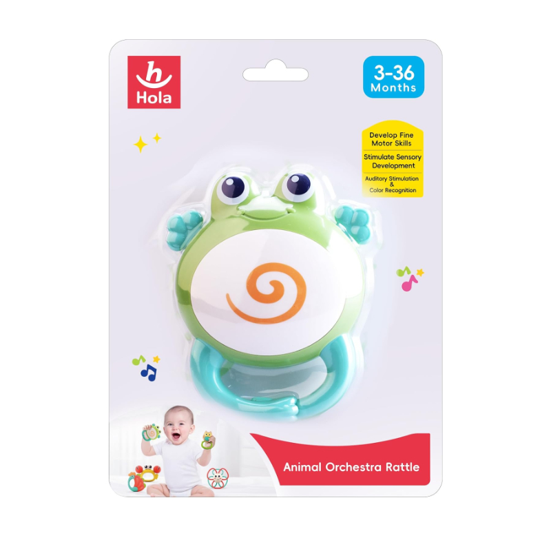 Sonajero infantil Animal Orchesta Rattle - Rana