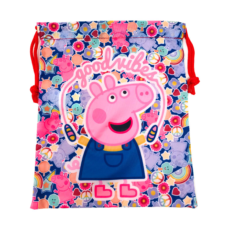 Saco pequeño Peppa Pig Good Vibes 24cm 批发