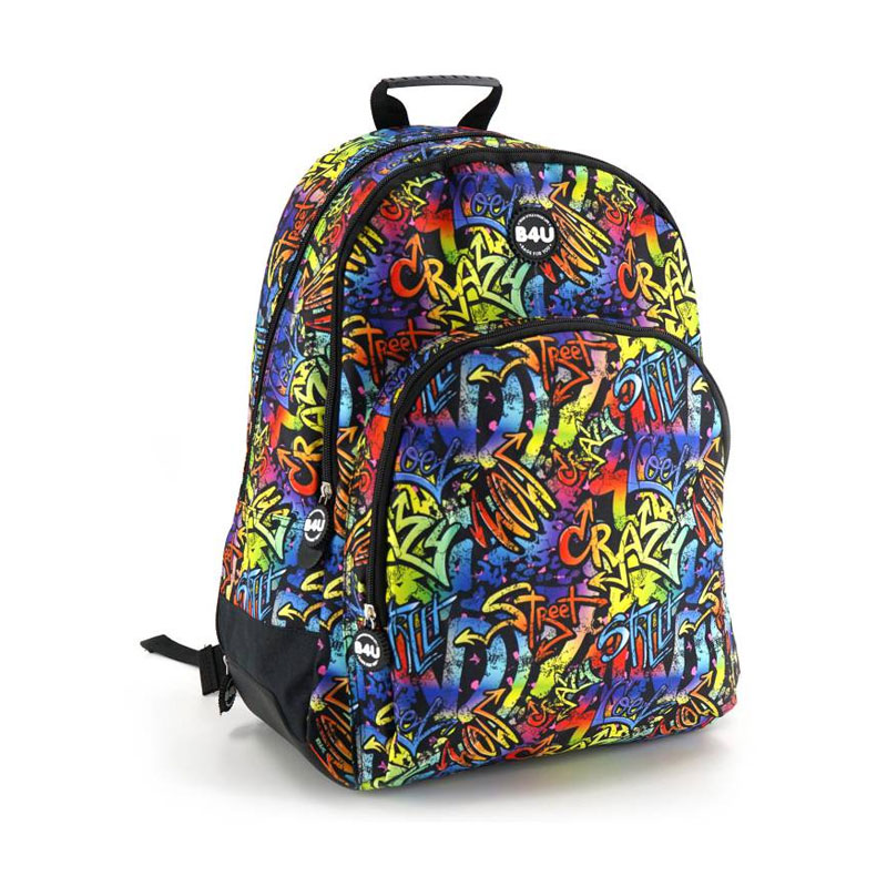 Mochila grande B4U Graffiti 44cm 批发