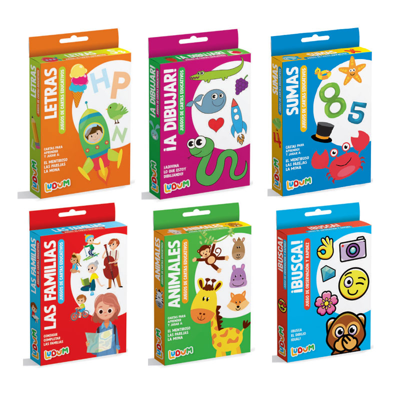 Wholesaler of Juegos de cartas educativas 6 modelos