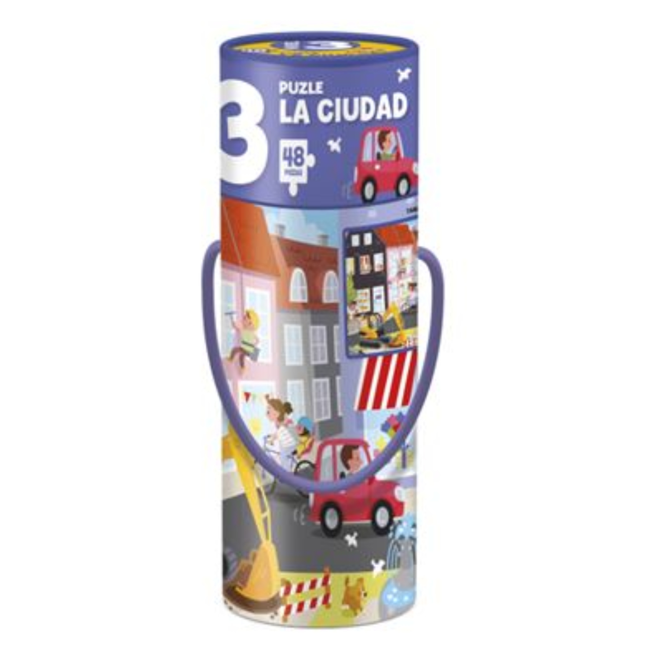 Puzzle educativo Nivel 3 La Ciudad 48 piezas