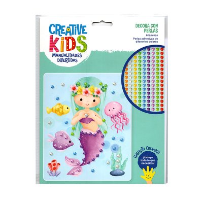 Set de manualidades decora c/perlas Creavite Kids Ludum