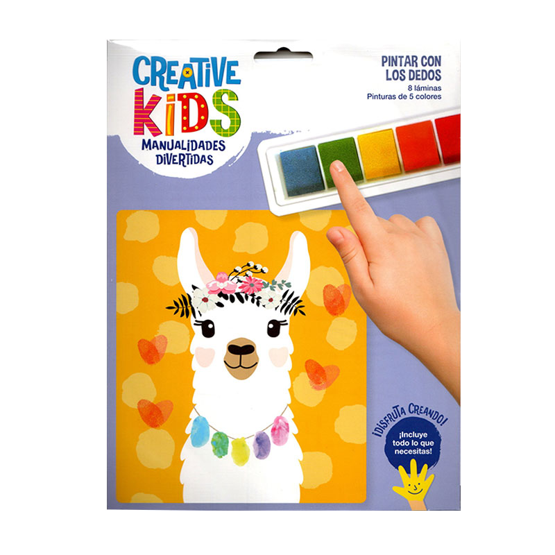 Set de manualidades pintar c/dedos Creavite Kids Ludum 批发