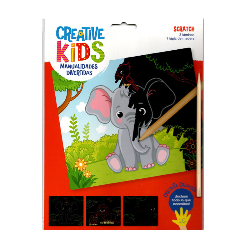 Set de manualidades scratch Creavite Kids Ludum 批发