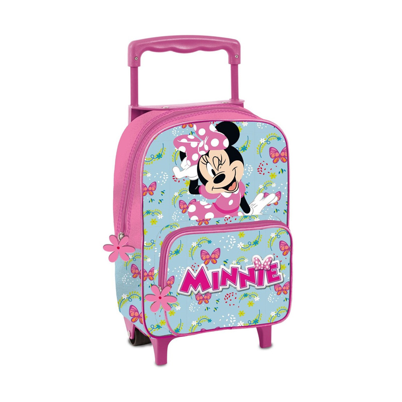 Mochila Trolley infantil Minnie Flower 36cm