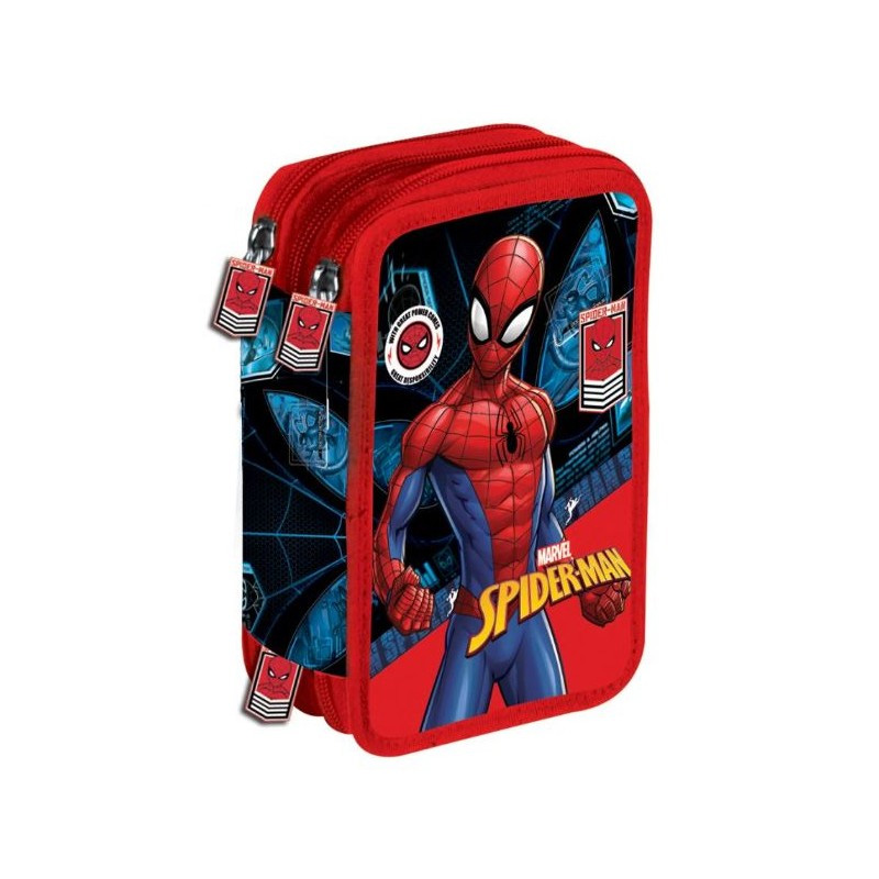 Plumier triple Spiderman Marvel Heroe