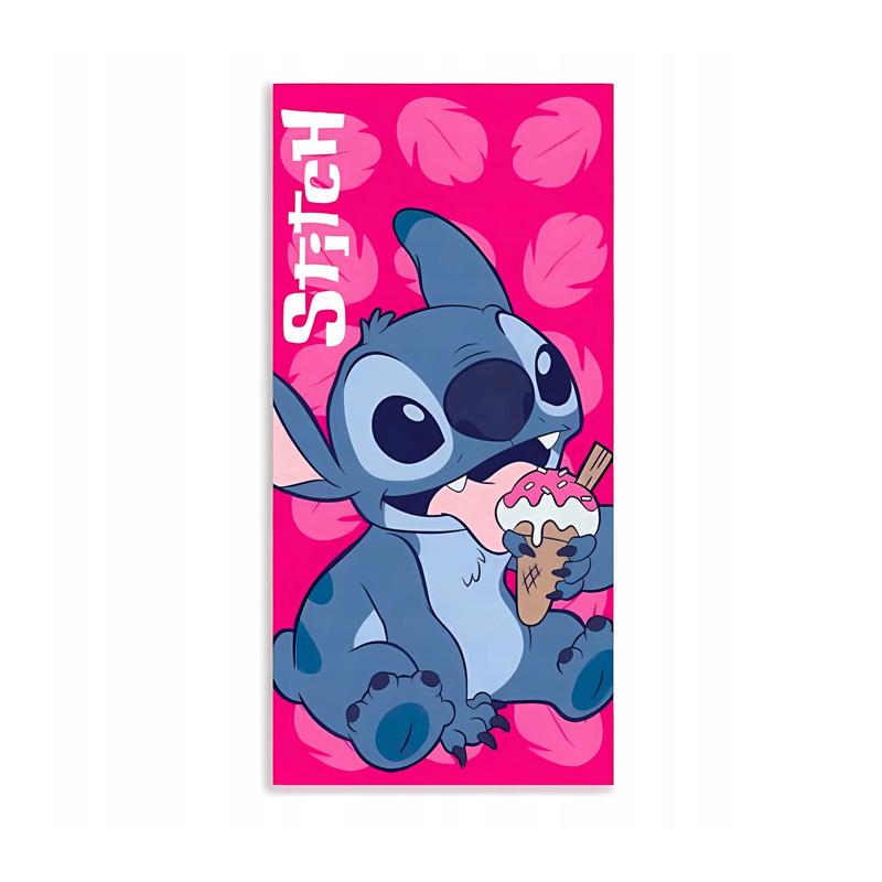 Toalla microfibra 70x140cm Stitch Ice Cream
