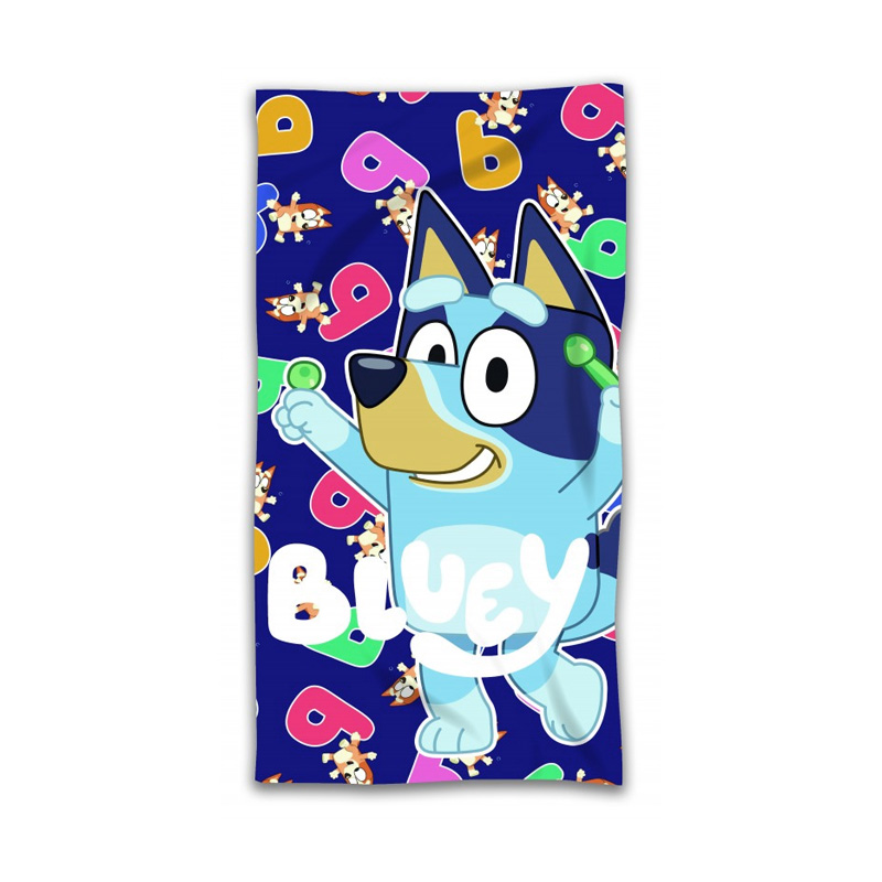 Toalla microfibra 70x140cm Bluey Happy