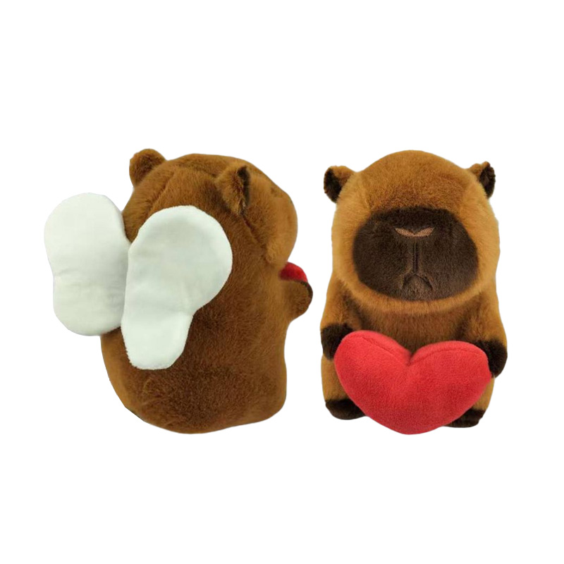 Peluche Capibara 20cm - corazón