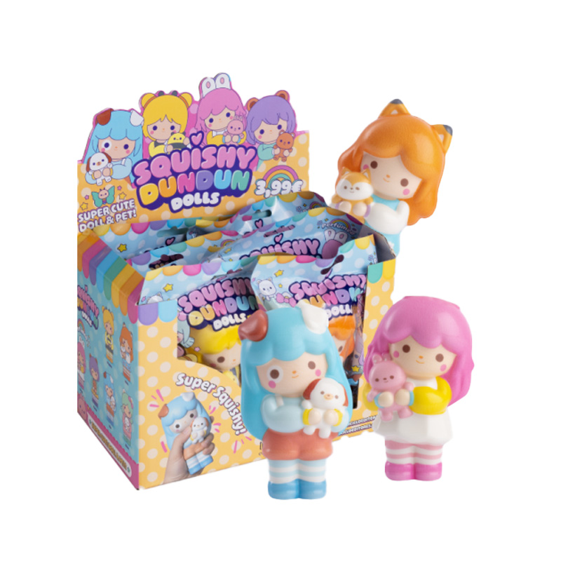 Expositor Squishy Dundun Animals Dolls