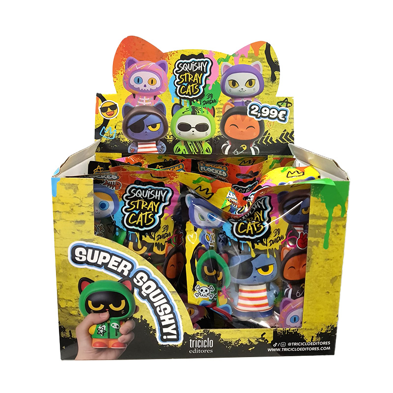 Expositor Squishy Stray Cats