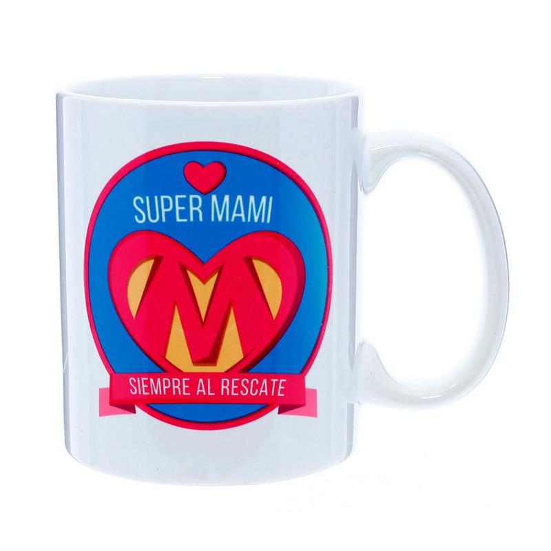 Distribuidor mayorista de Taza cerámica mamá - Super mami siempre al rescate