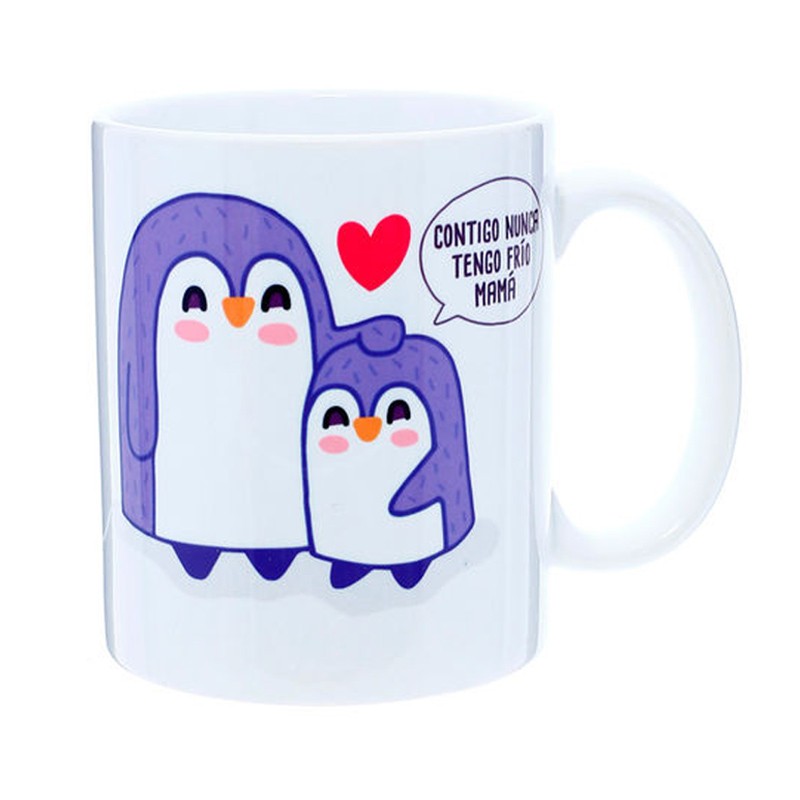 Distribuidor mayorista de Taza cerámica mamá - Contigo nunca tengo frío