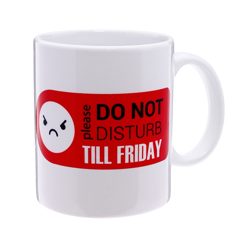 Distribuidor mayorista de Taza cerámica frases - No molestar hasta el viernes