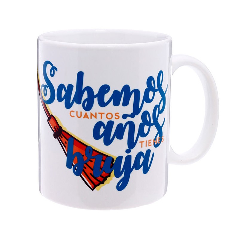 Taza cerámica frases - Sabemos cuantos años tienes bruja 批发