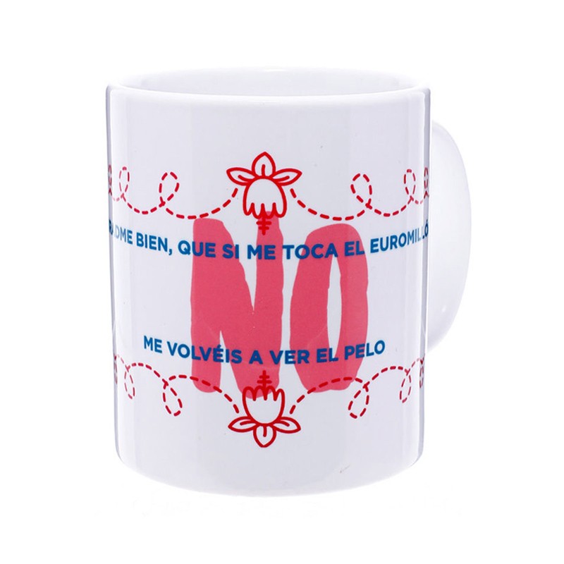 Distribuidor mayorista de Taza cerámica frases - Si me toca el euromillón