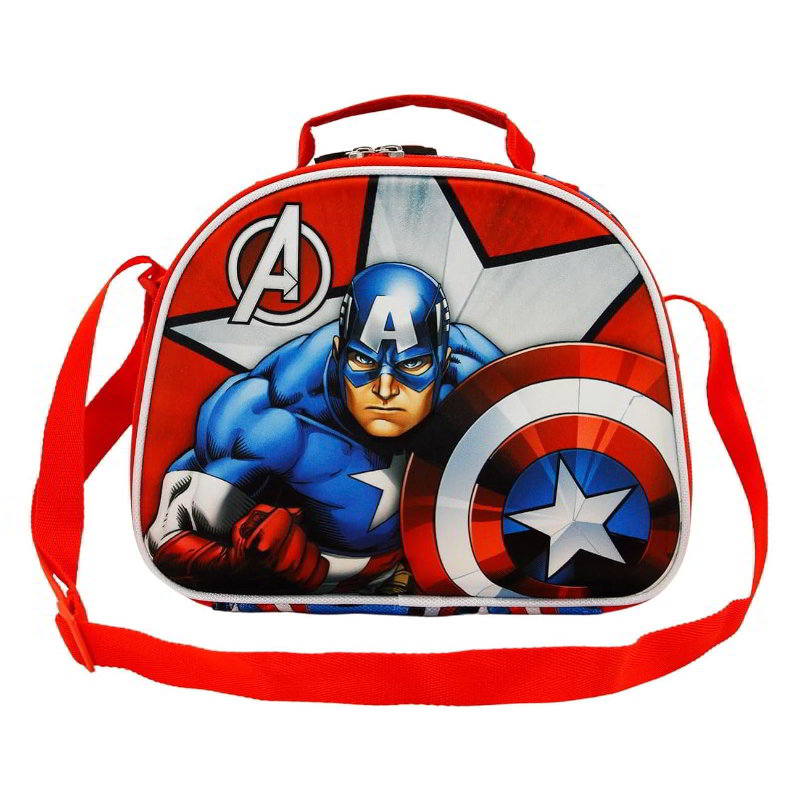 Bolsa portamerienda 3D Capitán América Gravity